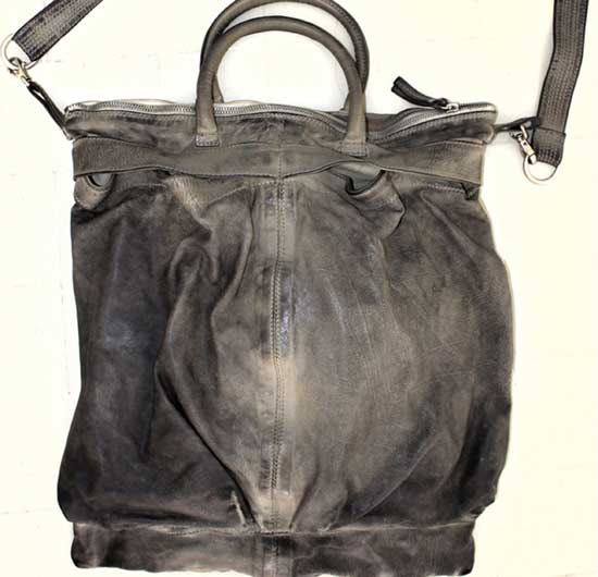 Borsa Toodog Milope Soft Tought in pelle naturale con look vintage