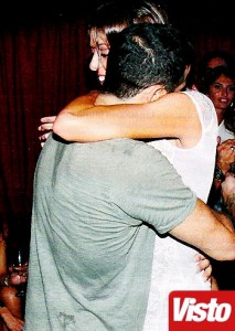 Vanessa Ravizza e Alberto Scrivano durante la festa di compleanno a Milano