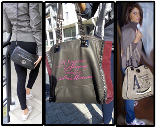 Borsa Le Pandorine con stampa ironica e design originale per donna moderna