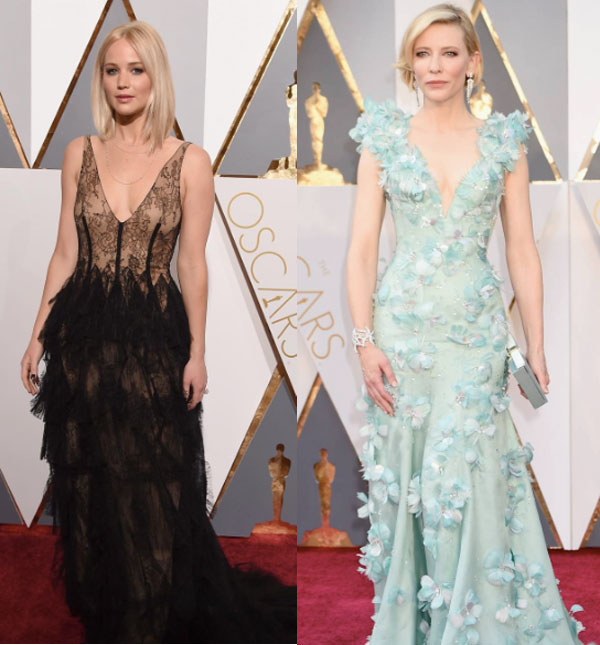 Abiti Oscar 2016, i look delle attrici sul red carpet: la marca dei vestiti più belli