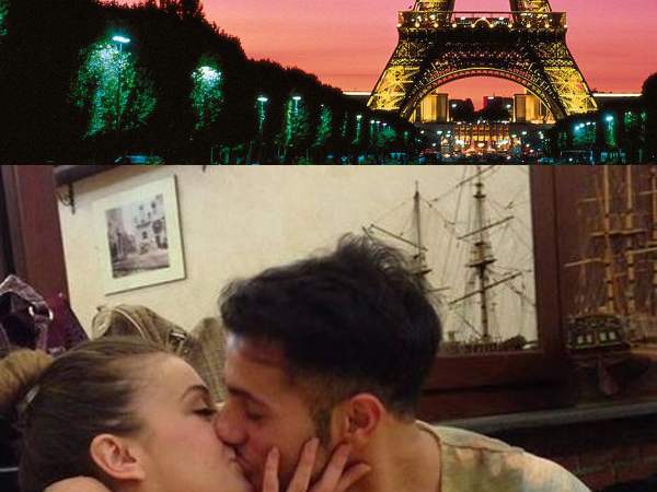 Aldo Palmeri e Alessia Cammarota felici in partenza per Parigi, città dell’amore