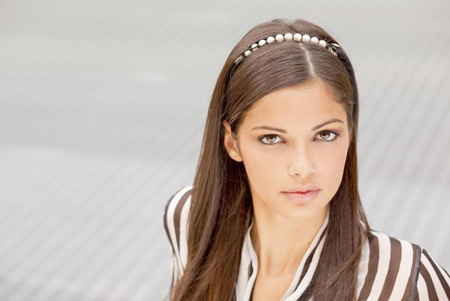 Stefania Bivone, Miss Italia 2011, allo stand Rocchetta alla fiera Anuga di Colonia