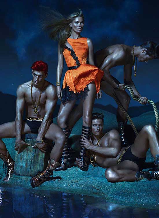 Kate Moss protagonista della nuova campagna SS2013 di Versace