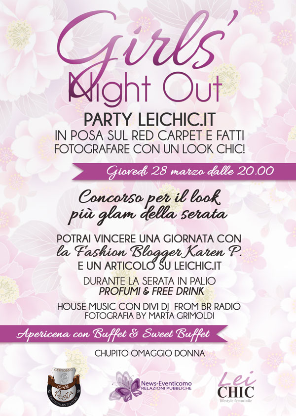 Leichic.it e Karen P. vi invitano alla Girls’ Night Out, diventa protagonista del red carpet con il look più chic