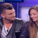 Marco Fantini e Beatrice Valli ospiti a Pomeriggio 5 sorridenti e innamorati