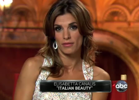 Elisabetta Canalis eliminata da Dancing with the stars in diretta a Verissimo