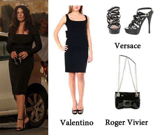 Monica Bellucci: icona dell'eleganza, veste Valentino, Versace e Roger Vivier