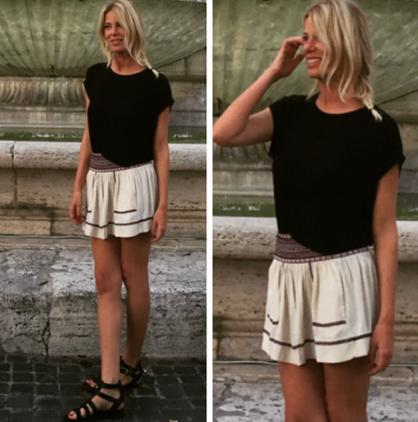 L’abito di Alessia Marcuzzi per il Coca Cola Summer Festival 2015: la puntata di stasera
