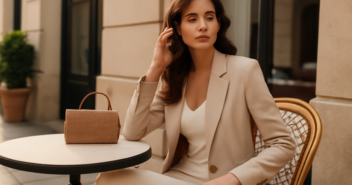 Donna elegante con outfit moderno che rappresenta stile e tendenza nella moda femminile