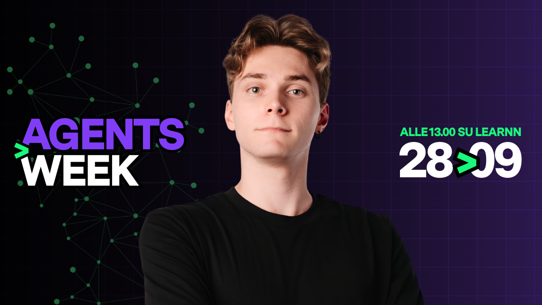Agents Week: una settimana di webinar sugli Agenti AI per professionisti e appassionati
