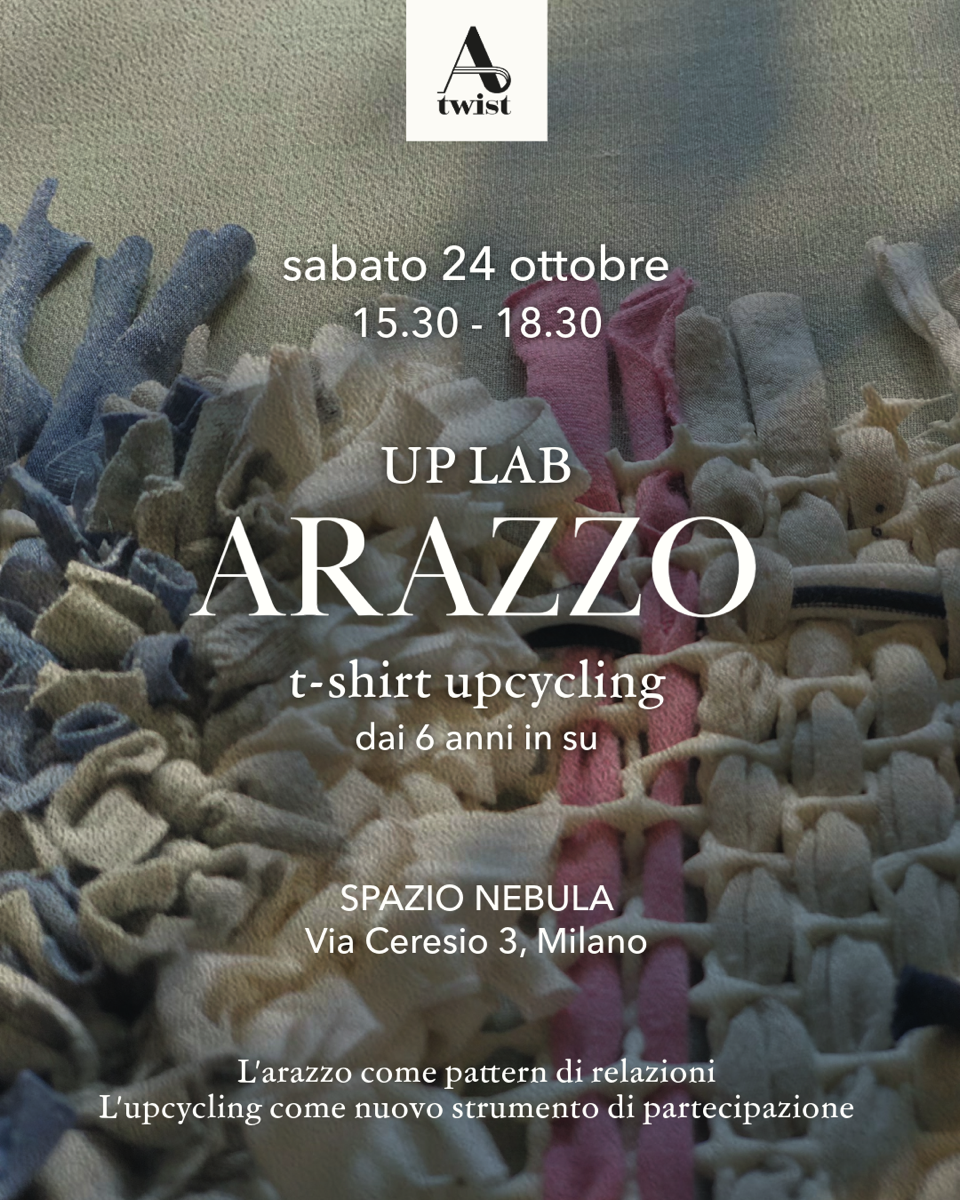 Milano ospita un laboratorio di arte condivisa con vecchie t-shirt sabato 24 ottobre
