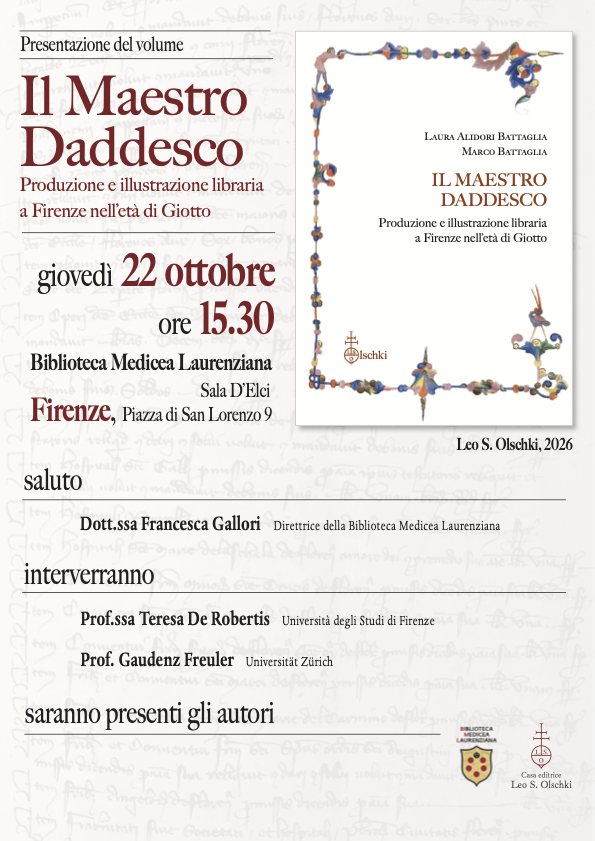 Casa Editrice Olschki celebra 140 anni con eventi a Pisa e Firenze