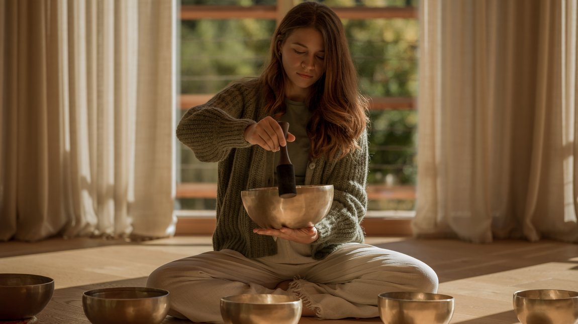 Sound Healing Meditation con campane tibetane al NaturHotel Lüsnerhof di Luson