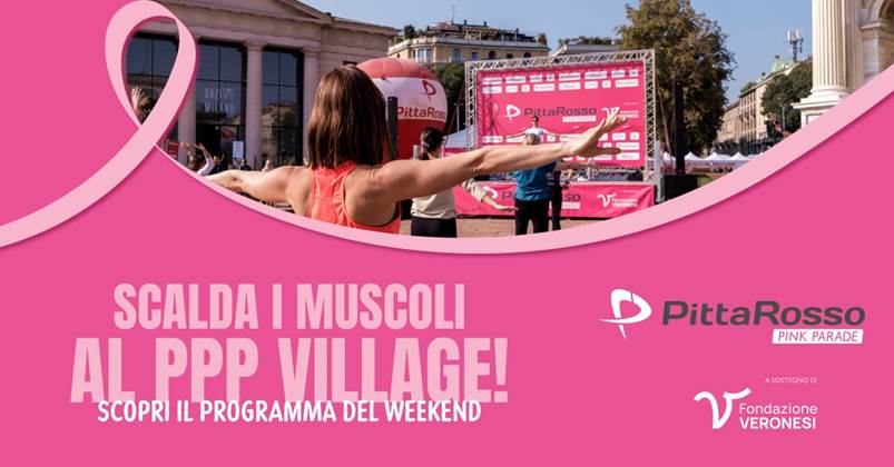 PittaRosso Pink Parade 2026: il weekend milanese dedicato a prevenzione e solidarietà in rosa