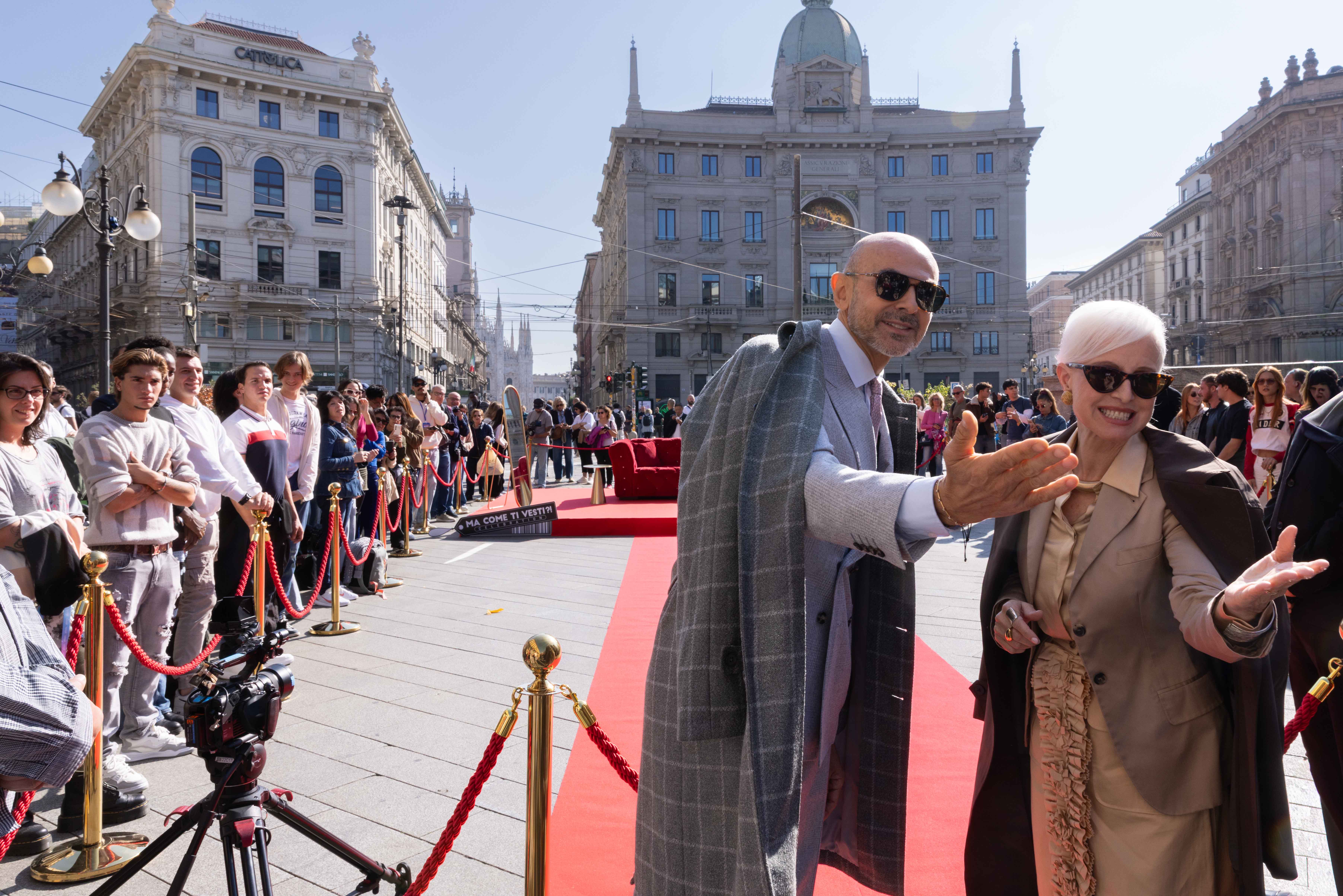 Iniziate a Milano le riprese di "Ma come ti vesti?! Celebration" con Enzo Miccio e Carla Gozzi — Foto: ufficio stampa Ufficio stampa Real Time