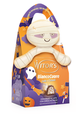 Witor's presenta la collezione BiancoCuore Halloween con packaging luminoso e peluche a tema