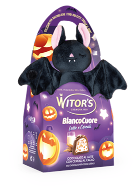 Witor's presenta la collezione BiancoCuore Halloween con packaging luminoso e peluche a tema