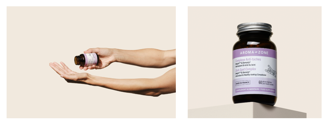 Aroma-Zone presenta il nuovo Integratore Alimentare Anti-Macchie e amplia la linea skincare
