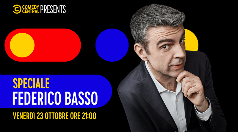 Comedy Central presenta lo Speciale Federico Basso in prima TV su Sky e Paramount+