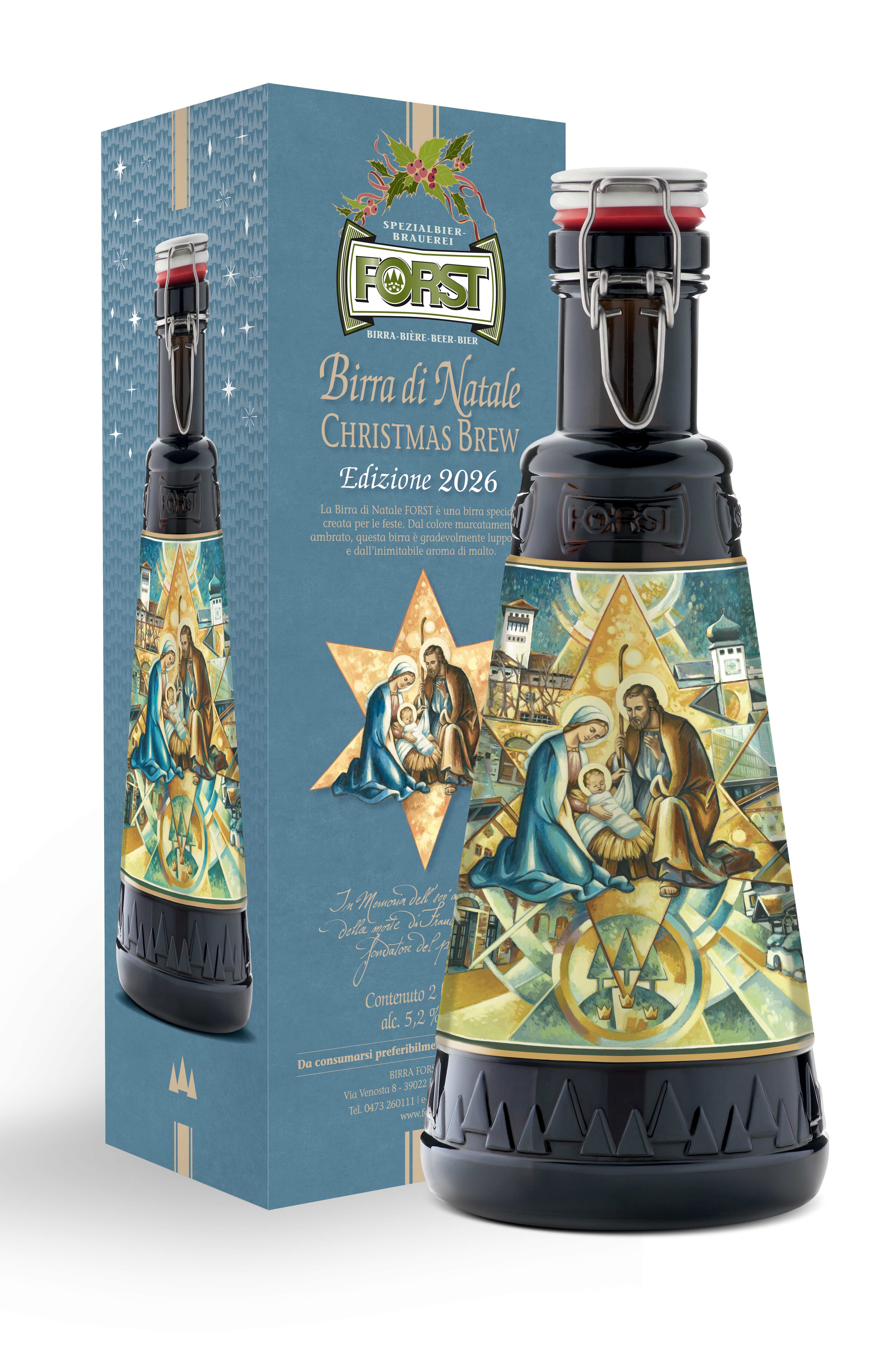 Birra di Natale FORST 2026: tradizione e arte nel decoro dedicato al presepe