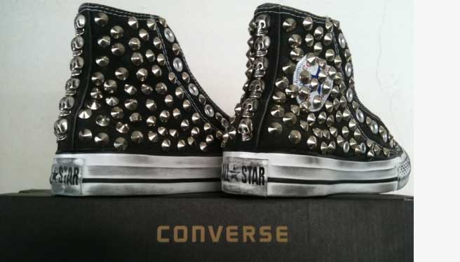 converse borchie personalizzate