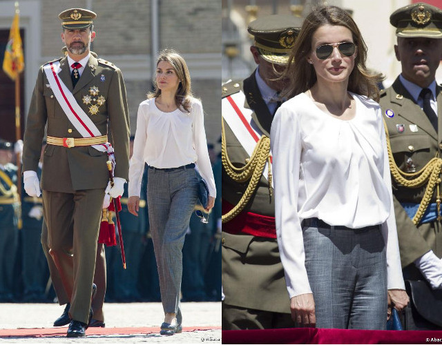 Look di Letizia Ortiz Principessa di Spagna