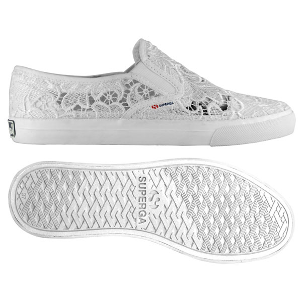 superga nere pizzo