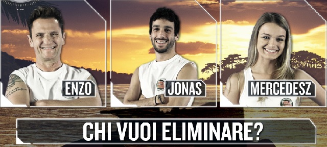 Eliminato Isola dei Famosi terza puntata tra Jonas Berami, Mercedesz Henger e Enzo Salvi