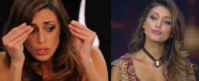 Belen Rodriguez contro Cristina Buccino "o me o lei"