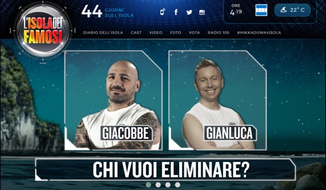 isola dei famosi 2016 giacobbe e gianluca