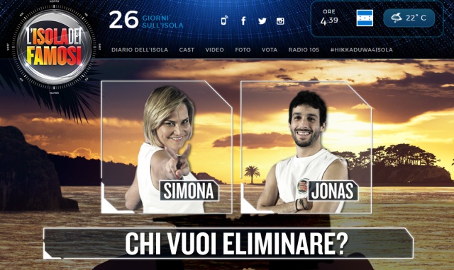 isola dei famosi 2016 jonas e simona