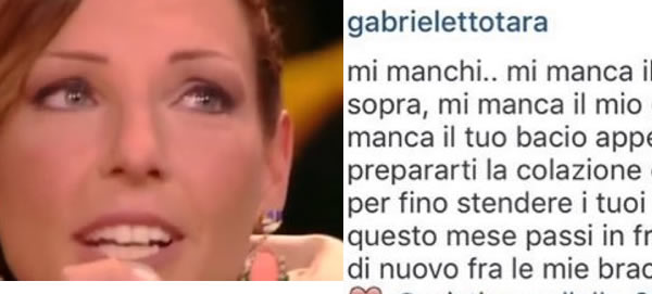 Tara Gabrieletto e il messaggio d'amore per Cristian Gallela sull'Isola