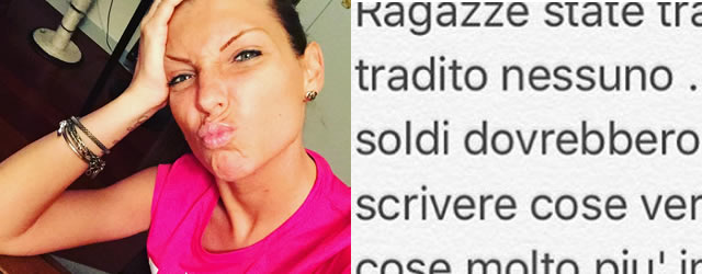 Tara Gabrieletto: "Non sono stata tradita voci false e prenderò provvedimenti"