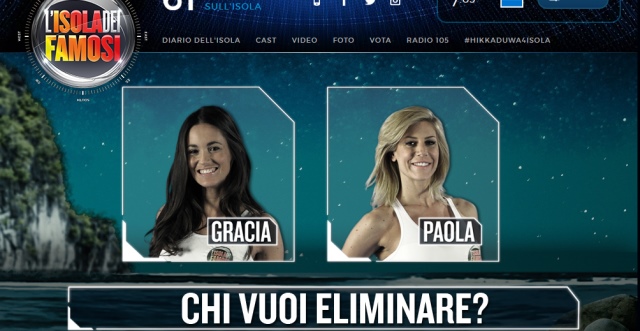 gracia e paola eliminato finale