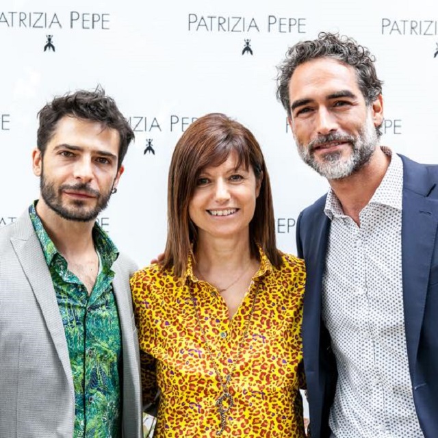 Pitti Uomo Marco Bocci per Patrizia Pepe con Mariano Di Vaio