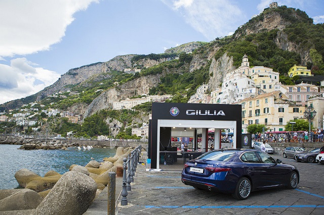 Parte da Amalfi il summer tour italiano di Fiat e Alfa Romeo