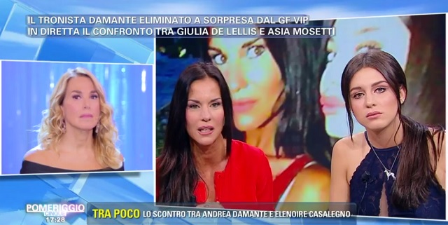  Grande Fratello vip Barbara D'Urso contro Antonella Mosetti scintille in studio. Chi ha ragione? 