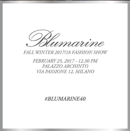 BLUMARINE SFILATA