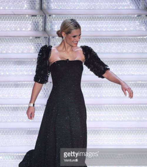 Michelle Hunziler Sanremo 2018 serata finale i gioielli e diamanti indossati