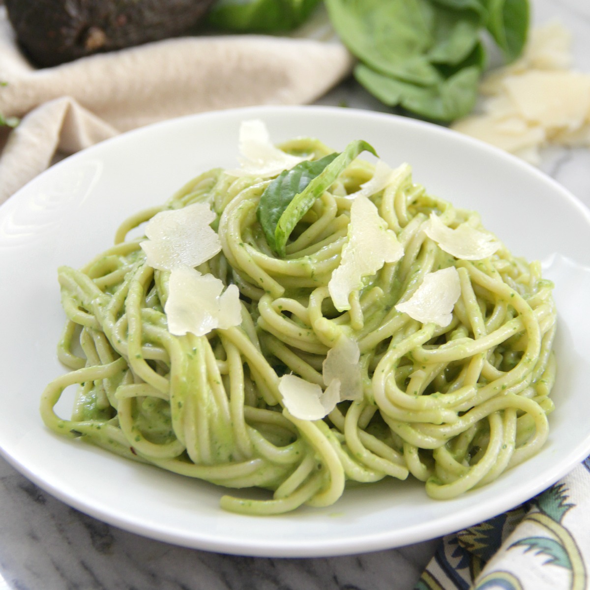 Ricetta Spaghetti come fare gli spaghetti alla crema di avocado