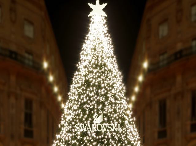 Albero di Natale Swarovski Milano Galleria quando verrà acceso?