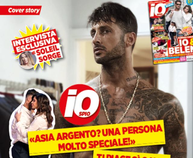 Fabrizio Corona sta con Asia Argento ma parla di Belen:"Io e lei..."