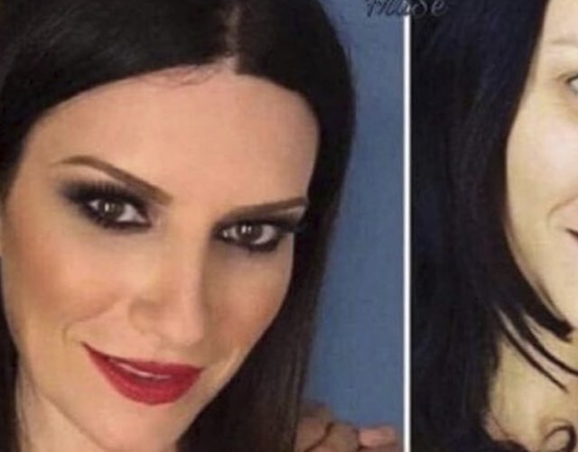 Laura Pausini senza trucco ecco perchè Marco se ne è andato e non ritorna più