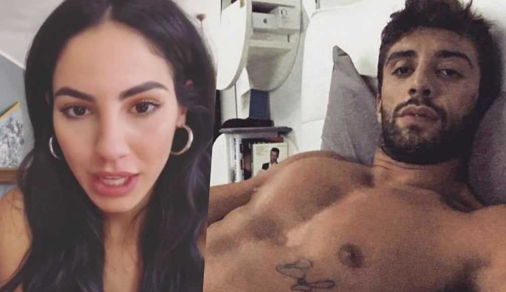 Andrea Iannone adora i piedi di Giulia De Lellis e li bacia