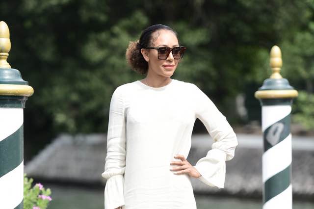 Mel B delle Spice Girls al Festival del cinema di Venezia look e abito