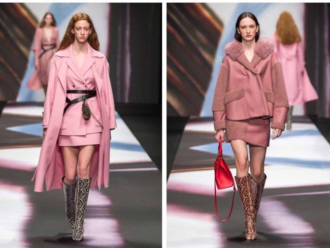 La moda donna dell'inverno si tinge di rosa