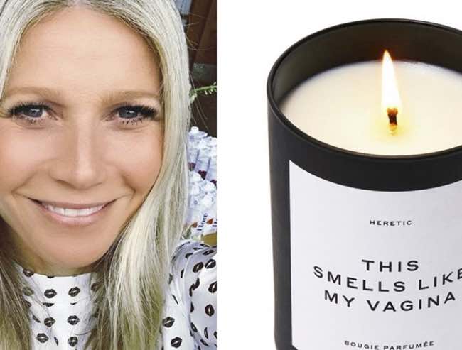 L'odore della mia vagina è sold out l'insolita candela di Gwyneth Paltrow