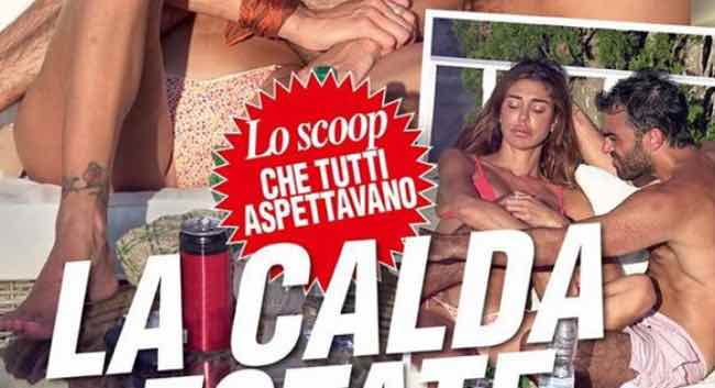 Belen il nuovo fidanzato Gianmaria e il bacio in bocca a Capri