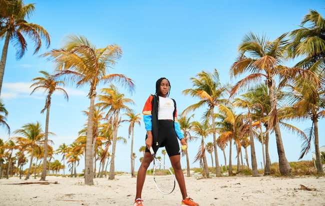 Coco Gauff la star del tennis statunitense e atleta per New Balance