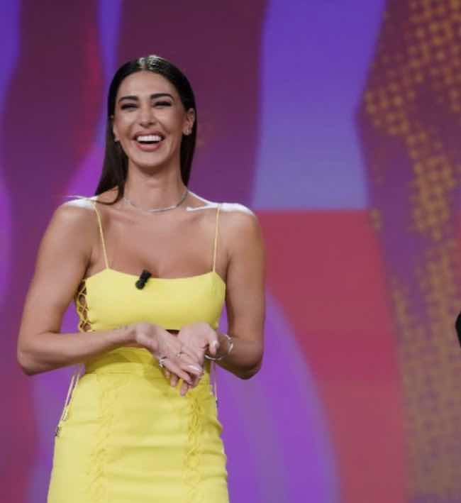 Abito Belen Rodriguez Le Iene stilista e chi la veste